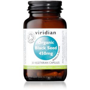 VIRIDIAN ORG BLACK SEED 450MG 30CAPS