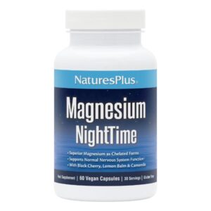 NATURES PLUS MAGNESIUM NIGHT TIME 60CAP