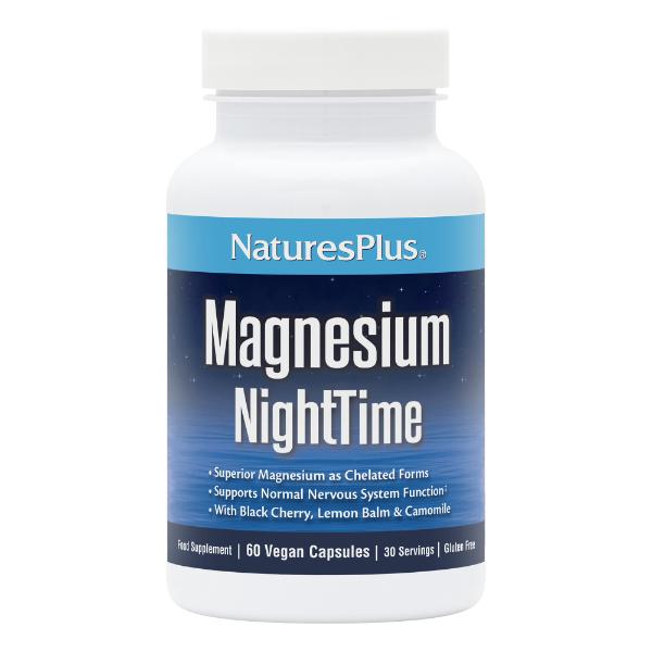NATURES PLUS MAGNESIUM NIGHT TIME 60CAP