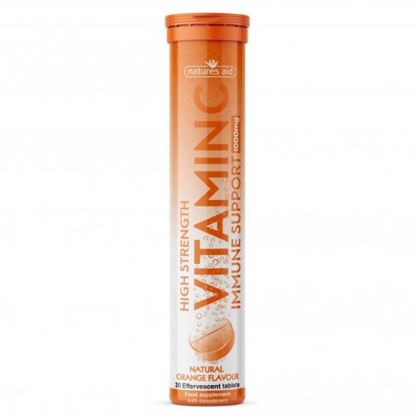 NATURES AID VITAMIN C 1000MG EFFERVESCENT 20S