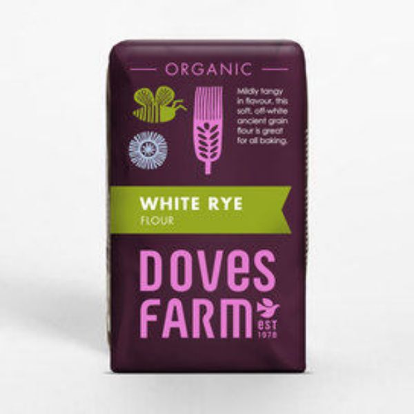 DOVES ORGANIC WHITE RYE FLOUR 1KG