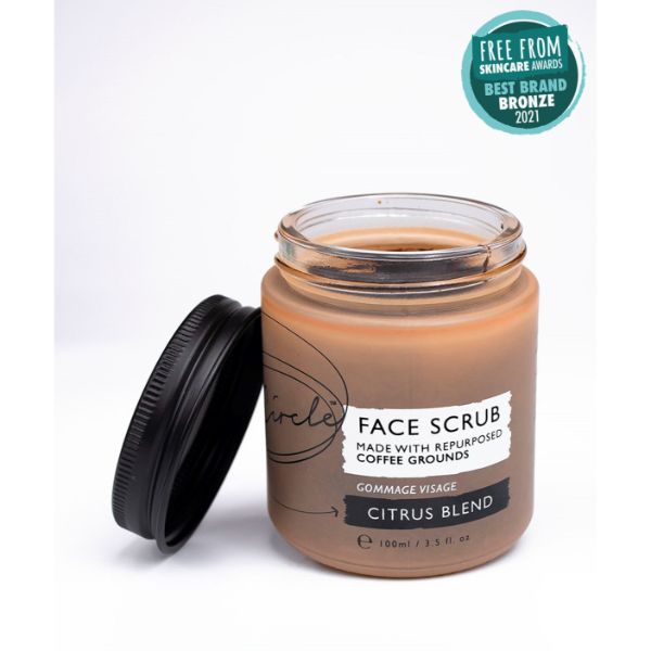 UPCIRCLE COFFEE CITRUS FACE SCRUB 100ML Only Natural