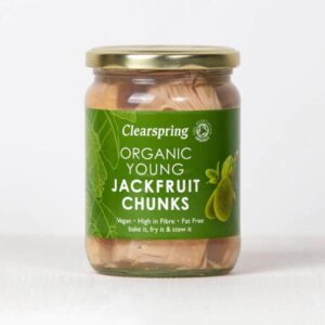 jar of CLEARSPRING ORG YOUNG JACKFRUIT CHUNKS