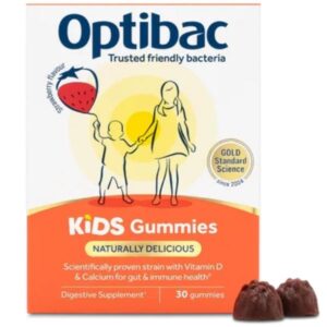 OPTIBAC PROBIOTICS KIDS GUMMIES STRAWBERRY 30S