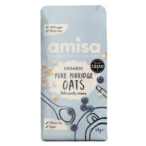 a pack of AMISA Porridge Oats