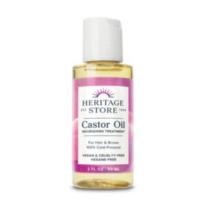 a bottle of caster oil
