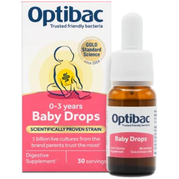 OPTIBAC PROBIOTICS BABY DROPS 0-3YRS 10ML