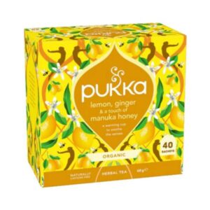 Pukka Lemon, Ginger, Manuka 40s