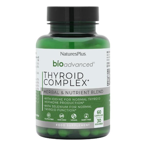 NATURES PLUS BIOADVANCED THYROID COMPLEX  60CAPS
