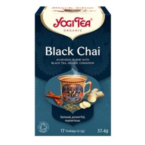 YOGI ORG BLACK CHAI TEA 17S 37G