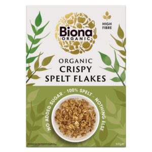 BIONA ORGANIC CRISPY SPELT FLAKES 300G
